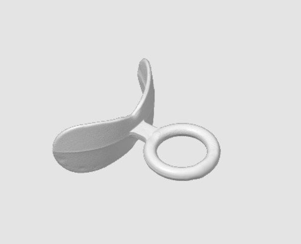 Pantalla oral vestibular con anillo de tracción